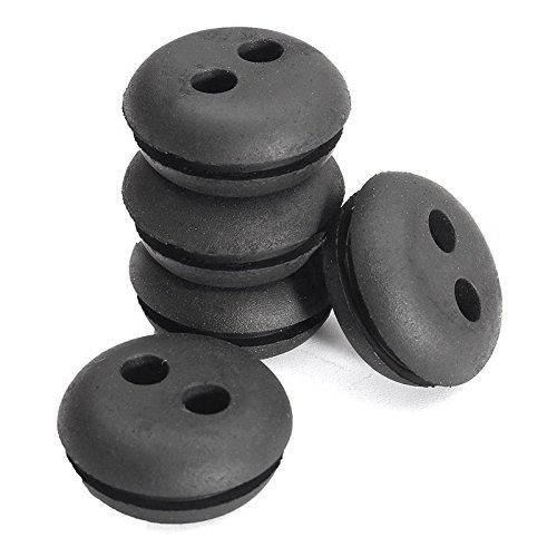 Generic 5PCS 2 Hole Fuel Gas Tank Grommet Replacement Compatible with