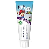 Mentadent Dentifricio Kids, Dentifricio Bambini 0-6 Anni, Personaggio a Sorpresa, Gusto Frutta, Protezione dalla Carie, Ideale per Denti da Latte, 97% Ingredienti Origine Naturale