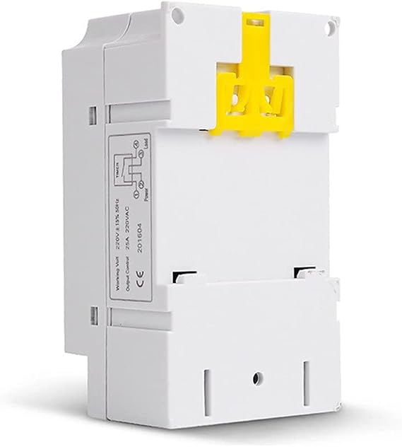 TM630S Second Interval Timer Switch Weekly programmable Heavy Load 30A Digital Electronic Lighting Timer Auto-Off/On Timing Device with Power Direct Output (110VAC)