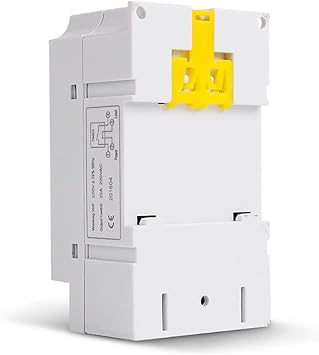 TM630S Second Interval Timer Switch Weekly programmable Heavy Load 30A Digital Electronic Lighting Timer Auto-Off/On Timing Device with Power Direct Output (110VAC)