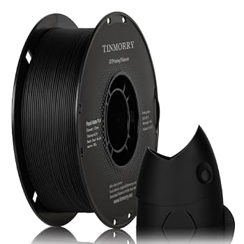 TINMORRY Matte PLA Filament 1.75 mm, 1 KG, Matte Black