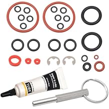 O-Ring Gasket Seal Set Drainage Valve Brew/Security Oval Head Key Tool Compatible With Ju-ra S, Z, X, C, E, F, J, ENA & Capresso Krups AEG Cappuccino Maker Series Coffee Machines