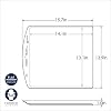 Nordic Ware Naturals Large Classic Cookie Sheet - Uncoated Natural Aluminum Commercial Quality Sheet Pan #3