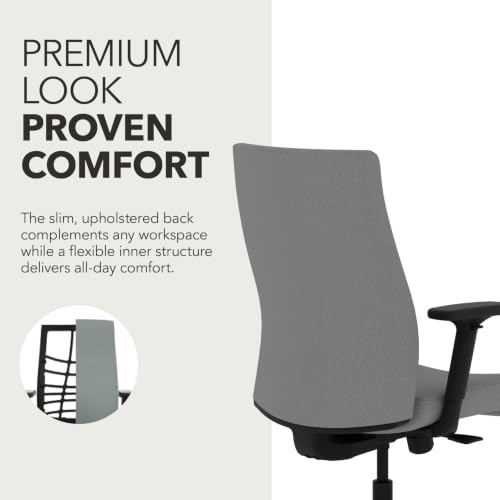 Image of HON Ignition 2.0 Ergonomic Office Chair, Lumbar Support, Desk Chair, Frost