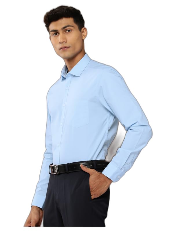 Image of FIFTH ANFOLD Men's Solid Slim Fit Shirt