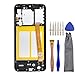Complete Screen LCD Digitizer Touch Assembly Replacement for Samsung Galaxy A10e SM-A102U SM-S102DL with Tool Kit and Screen Frame Installed Black 5.83