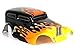 Radiokontrol HSP 88046 1/10 Carrozzeria Monster Truck Body Shell Cover Tagliata - Verniciata - da FORARE - Adesivi Gia attaccati Himoto Seben Amax
