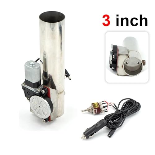 Tubo de escape coche regulable de 3.0 pulgadas para modificar el flujo con control manual 3