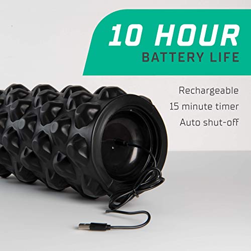 image for CubeFit Foam Roller for Physical Therapy & Exercise - Vibrating Foam R