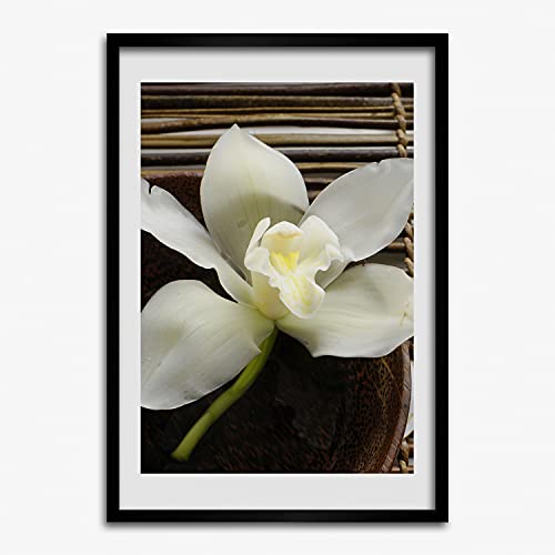 Cadre en bois 50x70 cm orchidée Tulup pour habiller facilement vos murs blancs