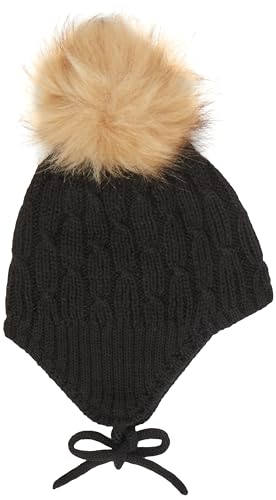 NAME IT Baby-Jungen NBMWRILLA Wool Knit HAT XXIII Hut, Black, 40W / 44L
