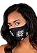 Leg Avenue Women's Rhinestone Fashionable Face Mask, Fleur Black, One Size US