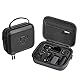 RIGINADO Osmo Pocket 3 Tasche, Tragbarer Aufbewahrungs Koffer aus PU, Carrying Case kompakte Reiseschutz Tasche für DJI Osmo Pocket 3 Creator Combo Zubehör