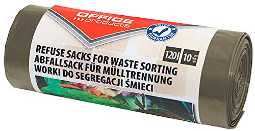 Office Products 22025232-18 - Bolsas de basura (120 L, 10 unidades, para...