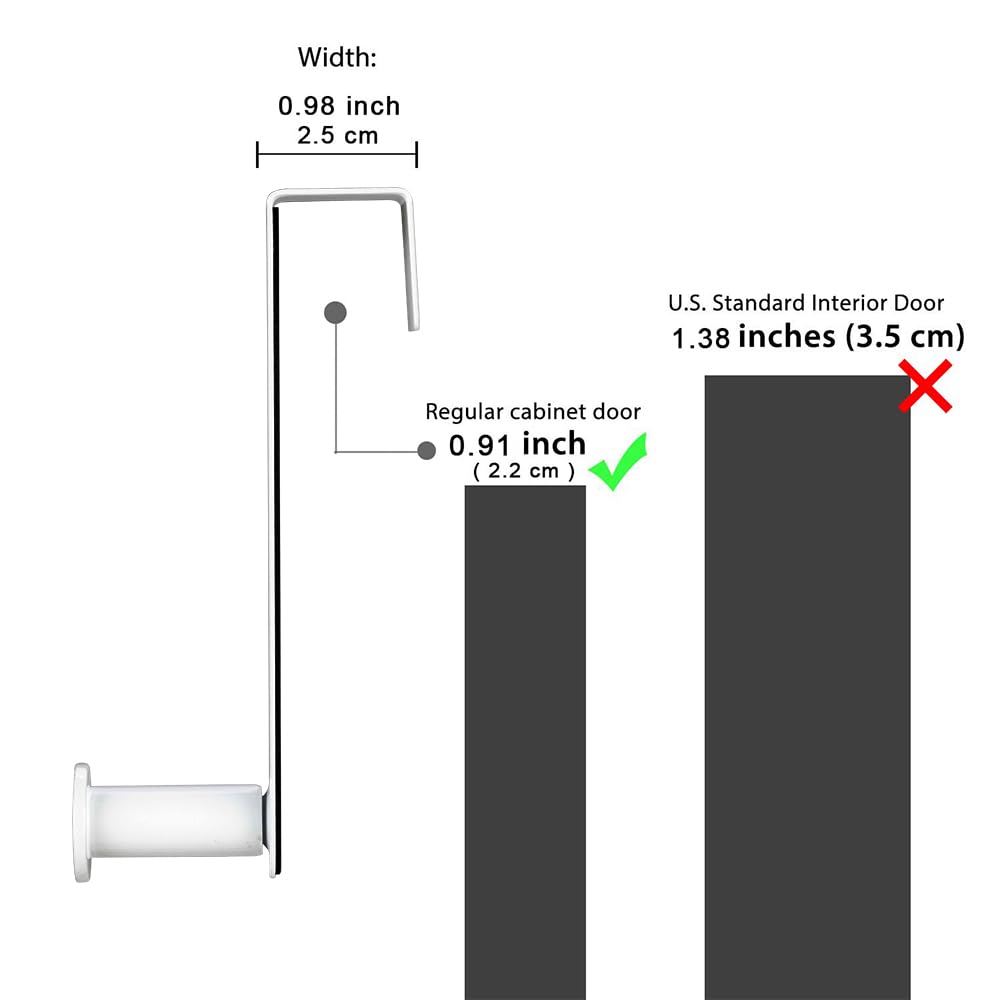 Haken für Schränke und Schranktüren, Duschhaken Handtuchhalter für Glastür, Handtuchhaken für Küche Badezimmer Schränke Schränke, Edelstahl Utility Haken, 2 Stück, Weiß