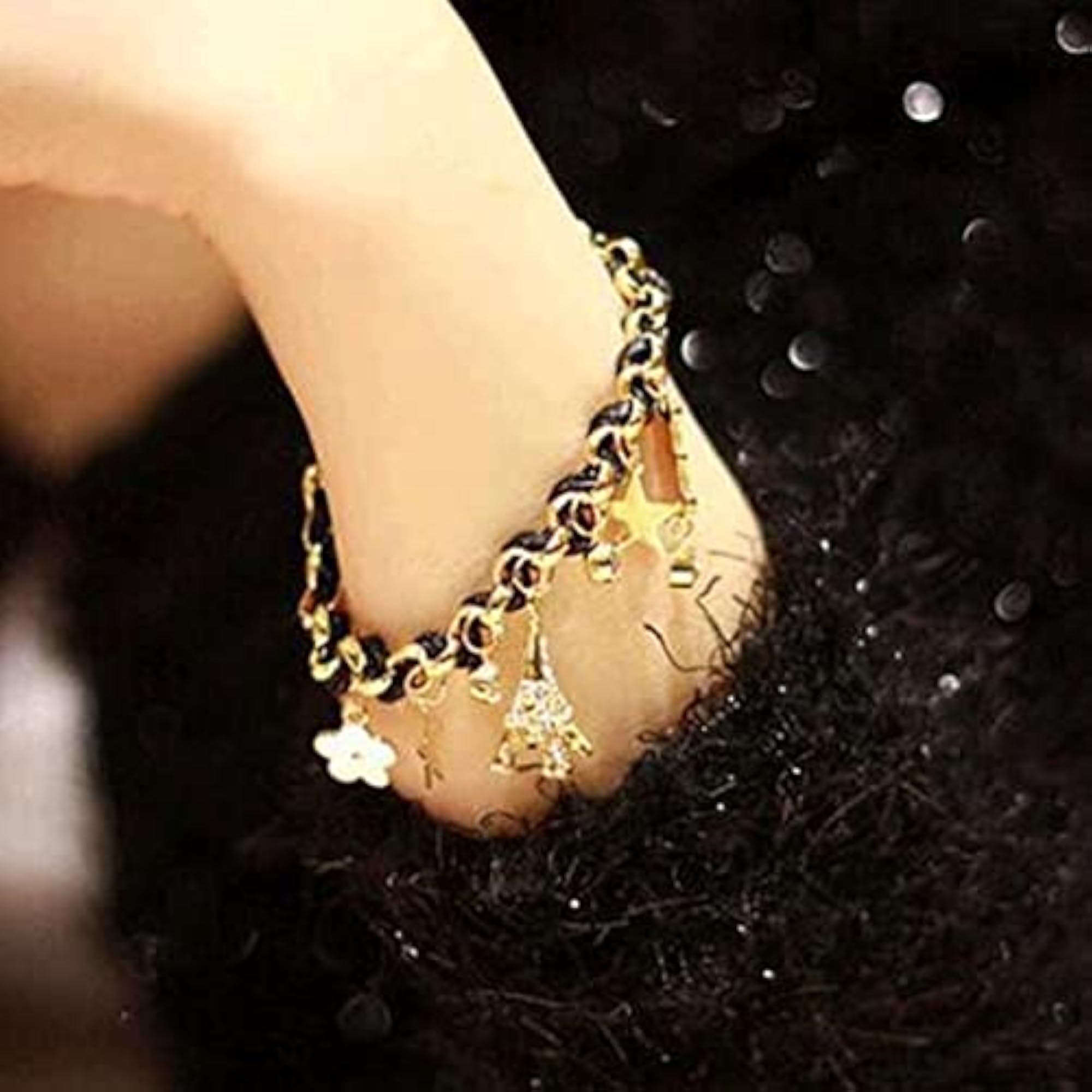 Eiffel Theme Charm Bracelet