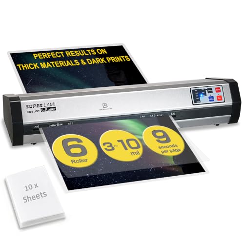 SINCHI 13-Inch 6-Roller Commercial Laminator