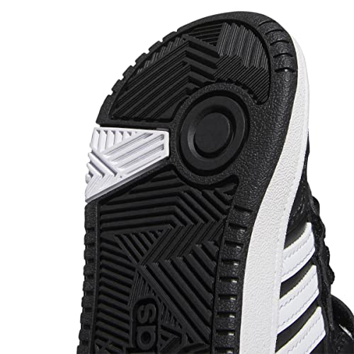 Adidas Unisex - Bimbi 0-24 Hoops Mid Shoes, Core Black / Cloud White / Grey Six, 20 Eu - 8
