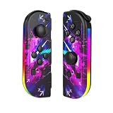 JUASIUL Controles Switch,Control para Switch OLED y Lite (Púrpura)
