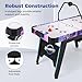 Goplus 56 Inch Air Hockey Table, Air Hockey Arcade Game Table with Digital LED Scoreboard, Powerful 12V Motor, 2 Pucks, 2 Pushers for Home, Office, Game Room