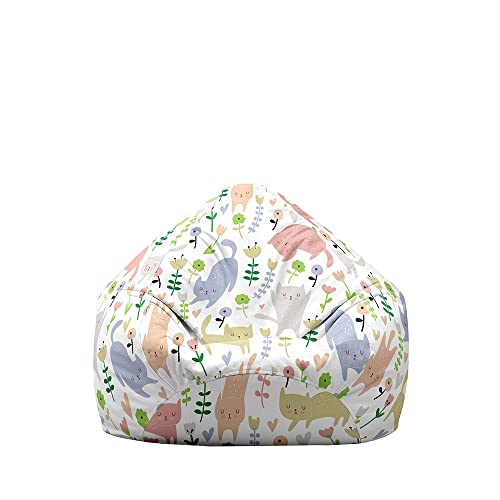 Mateju Puf Gatos Juguetones 3D Hogar Puff