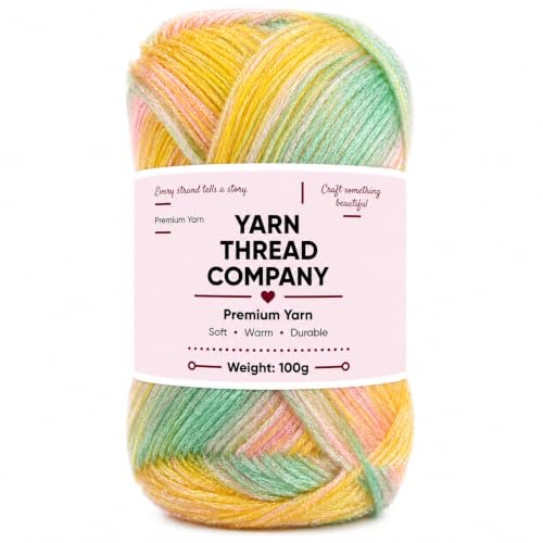 Image of 3 Ply Knitting Wool Yarn, Supersoft Hand Knitting Wool for Craft, Crochet, Amigurumi, Embroidery (red Grey Yellow)