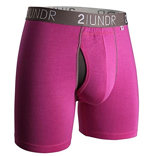 2Undr Men's Swing Shift Boxer Brief, Pink, Large #TOP8