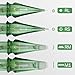 Tattoo Needles,Solong Pro 50Pcs Disposable Tattoo Cartridge Needles 10#(13RM) Round Magnum L-Taper Tattoo Needle Cartridge EN01S-50-1013RM-L