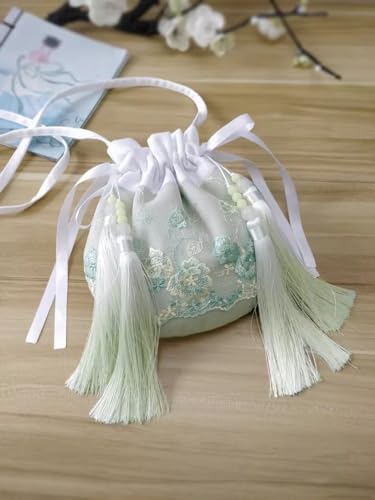 Sac Hanfu diagonal vert fini les accessoires modernes - 4
