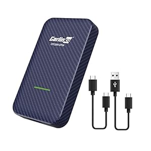2022 CarlinKit 4.0 Wireless Adapter, Wireless Apple CarPlay Adapter/AA Adapter, Compatible with Factory CarPlay Cars…