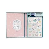 Peso: 728 gr Mr. Wonderful Kit Scrapbooking para Álbum de Bautizo, Color Rosa