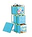 Idea Nuova Nickelodeon Baby Shark 3 Tier Fabric Storage Organizer with 3 Cubes and Removable Lid