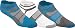 ASICS Women's Quick Lyte Single Tab Running Socks (3 Pack), Diva Blue, Large