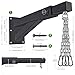 BeneLabel 800 LB Capacity Wall Mount Punching Bag Hanger with Chain Adjustable Length 17-25 inch Heavy Bag Bracket Boxing Bag Hanging Kit for MMA, Muay Thai, Speed Bag