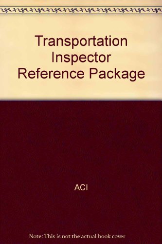 Transportation Inspector Reference Package cover
