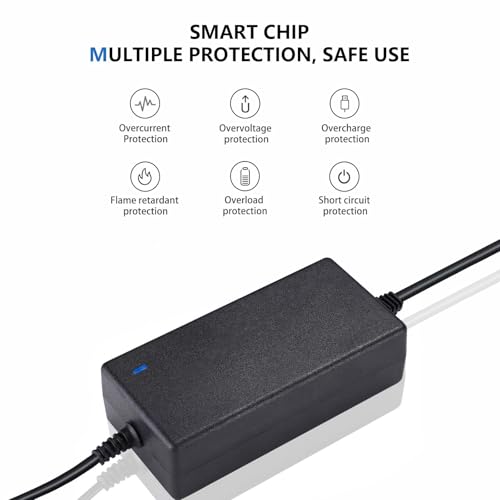 Image of Replacement 19V Power Cord for Samsung TV 32 inch UN32 J4000 J4500 J5205 J5003 J525D UN32J4000AF UN32J5205AF UN32J525DAF UN32J5003AF UN32J400DAF A4819-FDY Monitor Charger HW-M360 Soundbar Supply Cable