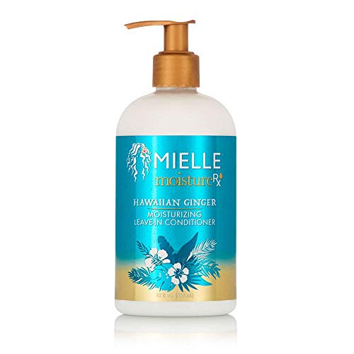 Mielle Organics Moisture Rx Hawaiian Ginger Moisturizing Leave-In Conditioner, Sulfate and Paraben Free, 12 Ounces