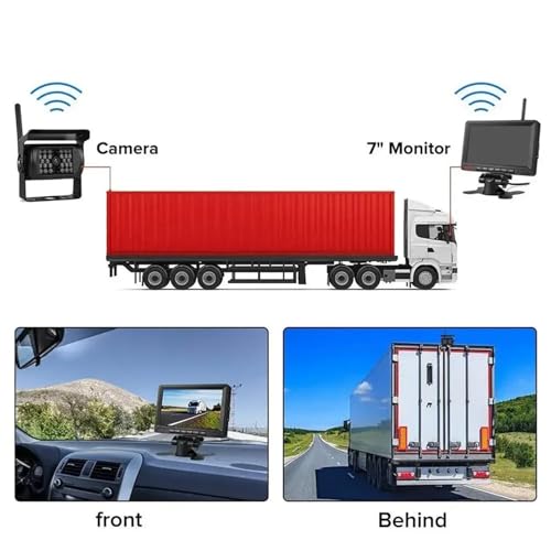 2x Câmera de backup sem fio 7