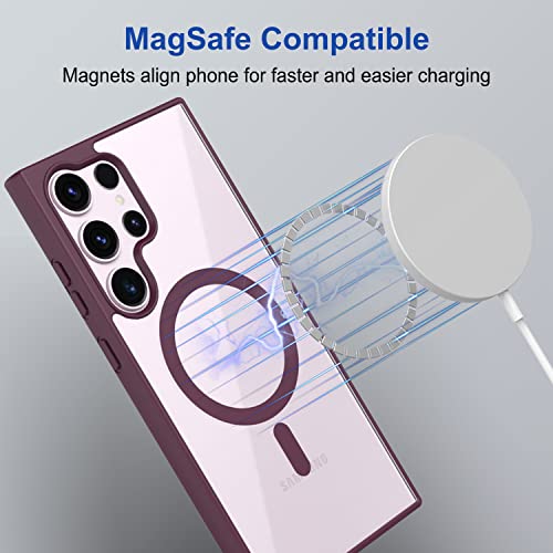 Image of Zapcase Back Case Cover for Samsung Galaxy S26 Ultra 5G | Compatible for Samsung Galaxy S26 Ultra 5G Back Cover | Scratch-Resistant Back Cover | Wine Red