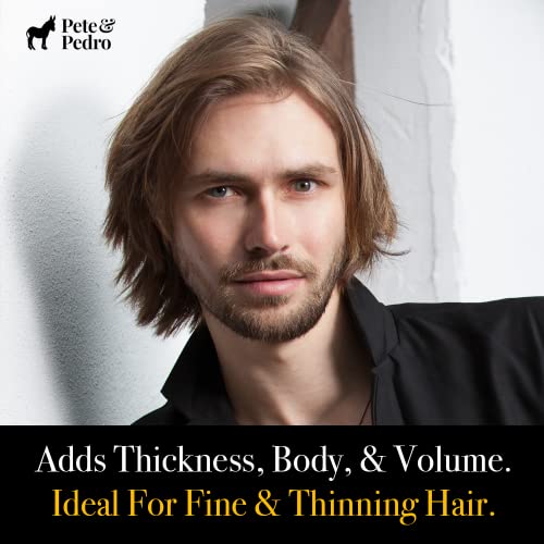 Pete & Pedro Thick - Light-Holding, Thickening & Texture Styling Hair Cream | For Fine, Thin, & Thinning Hair, Men & Women | Adds Thickness, Body, Volume, And Fullness | As Seen On Shark Tank, 4 Oz. #TOP3