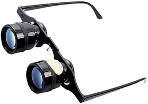 Miniatura 6 de Naisicore Lentes prismáticos, 10 x telescopios de alta definición, telescopio de visión nocturna manos libres para pesca, caza, observación de aves,