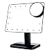 [New Version] Makeup Mirror, FLYMEI Touch Screen 20 LED Lighted Vanity Mirrors with Removable 10x Magnifying Mirrors, Include AA Batteries (4 Pack)