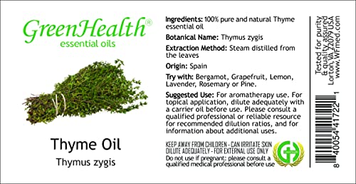 Aceite Esencial GreenHealth - 4 fl oz - Tomillo miniatura 2