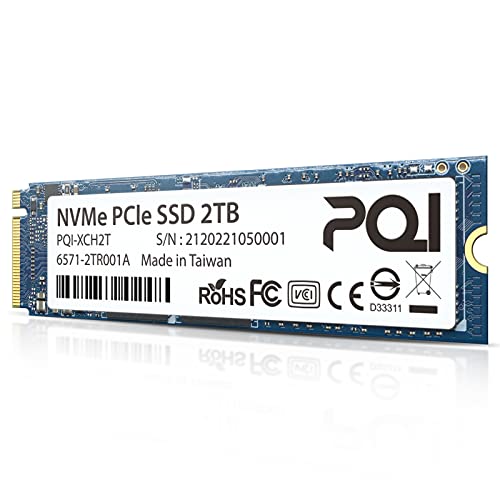 PQI �G���f�������X�p�t�H�[�}���X�V���[�Y 2TB 2000GB �����\���b�h�X�e�[�g�h���C�u SSD PCIe NVMe 1.3 Gen4x4 �Q�[�~���O �f�X�N�g�b�v PC �Q�[�~���O �m�[�g�p�\�R�� �Í��ʉ݃}�C�j���O �t�@�[�~���O CHIA XC