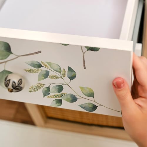 Papel pintado para muebles botánico autoadhesivo de 75x150 cm acabado mate impermeable 4
