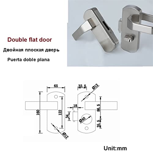 Serrure de porte MS396DD robuste pour hôtel et salle d'exposition