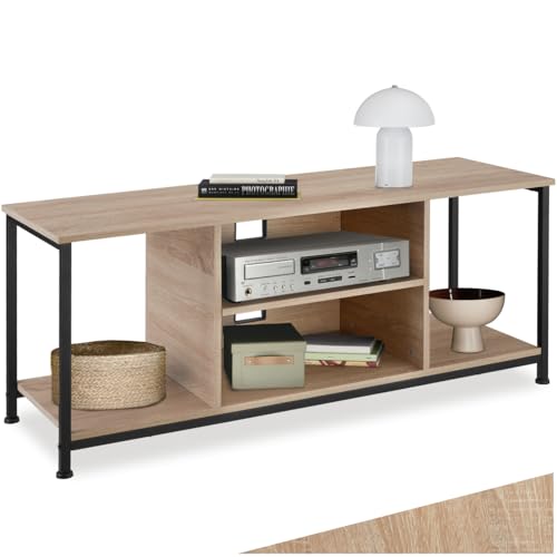 tectake® Industrial Lowboard, TV Ständer Regal, Kommode mit 4 offenen...