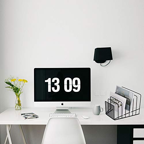 Goldorcle 2 Pack Multi Step File Organizer Incline Desktop File Sorter Metal Wire Mesh Step File Letter Sorter, 7 Sections, Black #TOP4