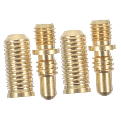 ibasenice 4sets Pool Cue Joint Pin Screws Snooker Cue Extension Rod Hardware Billiard Tip Inserting Screws