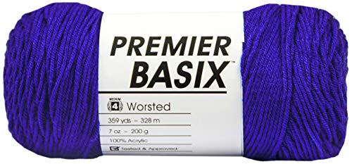 PREMIER YARNS YARN BASIX ROYAL BLUE